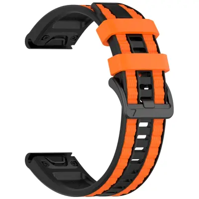22mm hitro snemljiv silikonski pašček za Garmin Fenix 8 Pro, 47MM/45MM Orange