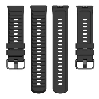 Zamenljivi/združljivi deli – Huawei silikonski pašček za Fit3/4/4 Pro/5/5 Pro Black