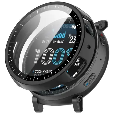 Integrirano ohišje PC s kaljenim steklom za Amazfit Active Max Black