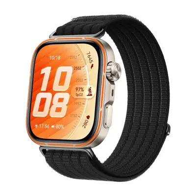 Zamenljiv/združljiv – 20mm zračen najlonski pašček za Samsung in Huawei Black