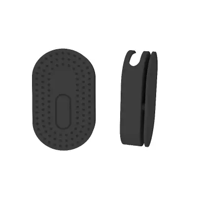 Silikonsko zaščitno ohišje za sledilnik Galaxy SmartTag2 Black