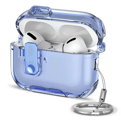 ZAŠČITNI OVITEK TECH-PROTECT BOUNCE PRO ZA APPLE AIRPODS PRO 3, MEGLENO MODRA