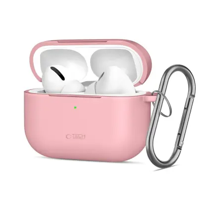 SILIKONSKI OVITEK S KAVLJIČKOM TECH-PROTECT ZA APPLE AIRPODS PRO 3 VKLJUČUJE ZAŠČITO
