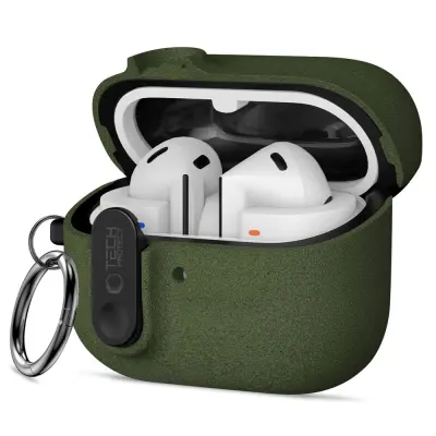 ZAŠČITNI OVITEK ZA SAMSUNG GALAXY BUDS 3 3 FE 3 PRO Z OLIVNO ZELENO KAVJO