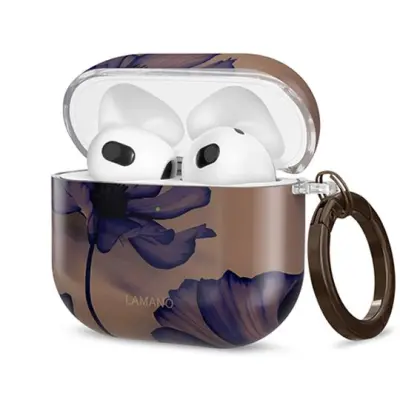 ZAŠČITNI OVITEK ZA APPLE AIRPODS 4 Z ŽAMETNIM MAGNETNIM ZAPRTNKOM