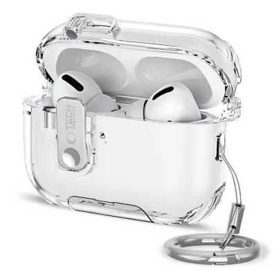 OVITEK TECH-PROTECT BOUNCE PRO ZA APPLE AIRPODS PRO 3, PROZORNA ZAŠČITA ZA SLUŠALKE