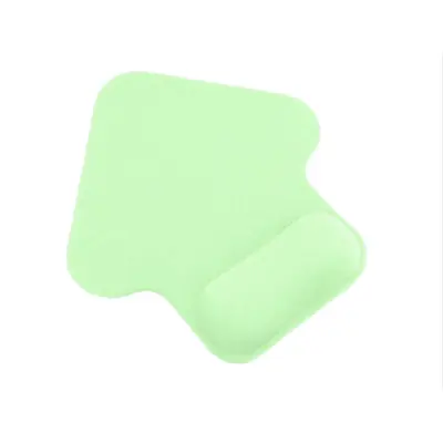 Ergonomska podloga za zapestje iz silikona in Lycra, protizdrsna Green