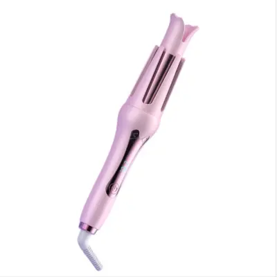 Samodejni uvijalnik z negativnimi ioni, LCD, EU vtič, 30s segrevanje Pink