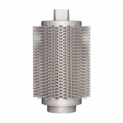 55 mm nastavek za okroglo krtačo za volumen - ABS + mehka gumijasta krtača za oblikovanje, združljiva s SHARK in Dyson Airwrap Champagne
