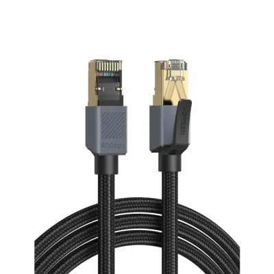 Ugreen UTP Cat8 pleten okrogel mrežni kabel, 3M