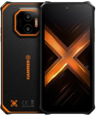HAMMER Energy X2 4G (LTE) pametni telefon 6 GB/128 GB črne in oranžne barve