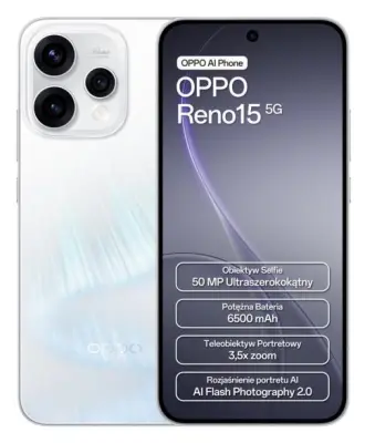 OPPO Reno 15 5G pametni telefon 8 GB/512 GB bel
