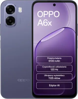 OPPO A6x 4G (LTE) pametni telefon 4 GB/128 GB vijolična