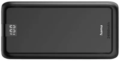 Hama Power Pack Performance prenosna baterija 24000 mAh antracitna