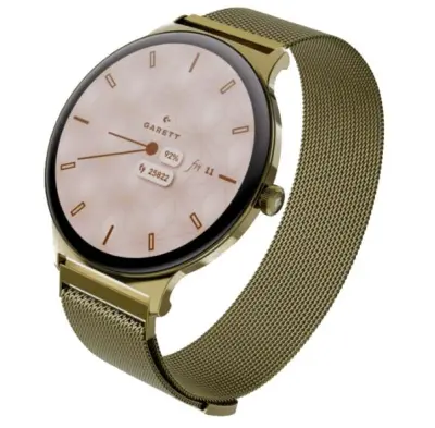 Pametna ura GARETT Verona 2 Gold Mesh
