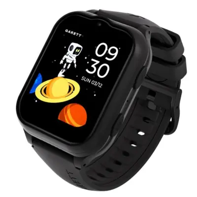 Pametna ura GARETT Kids eSIM 4G črne barve