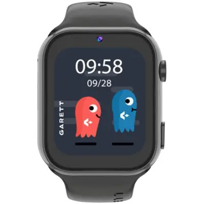 Pametna ura GARETT Kids Twin 2 4G črne barve