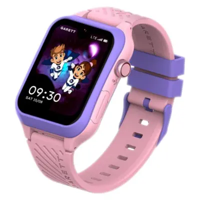 Pametna ura GARETT Kids Essa 2 4G AI, roza