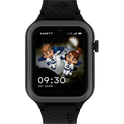 Pametna ura GARETT Kids Essa 2 4G AI, črna