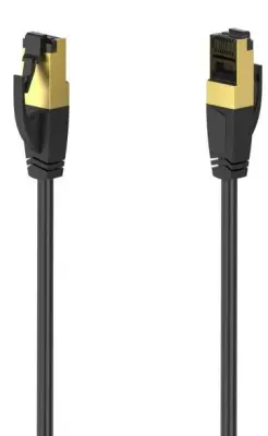 HAMA omrežni kabel CAT 8 40 Gbit/s S / FTP, brez halogenov, zaščiten, 1,5 m