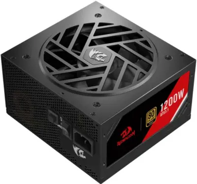 REDRAGON Master GC-MS05 1200W 80 Plus Gold ATX 3.1 črne barve napajalnik