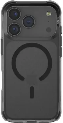 UNIQ LifePro Xtreme ovitek za Apple iPhone 17 Pro 6.3 z magnetnim polnjenjem, črn, prozoren, prozorno-črn