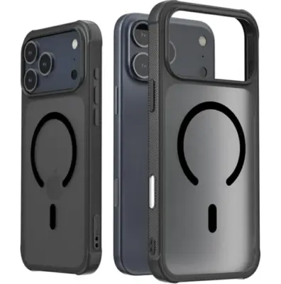 Ovitek ARAREE DUPLE M ARMOR za iPhone 17 PRO MAX MagSafe črne barve