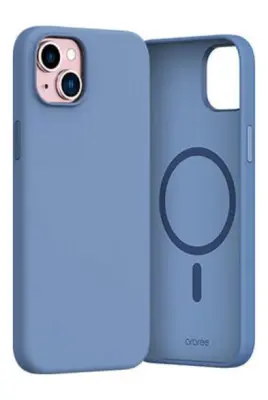 Ovitek ARAREE Typo Skin M za iPhone 15 Plus, moder