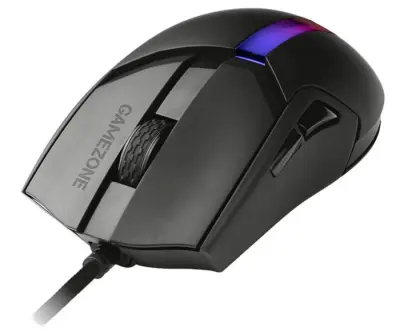 Žična miška TRACER Gamezone Cool Black RGB