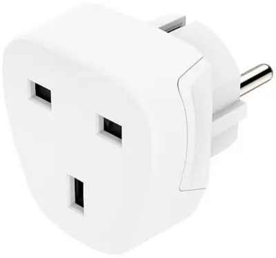 HAMA Basic potovalni adapter za britansko vtičnico - EU vtič