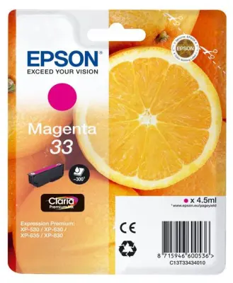 Kartuša s črnilom EPSON 33 magenta
