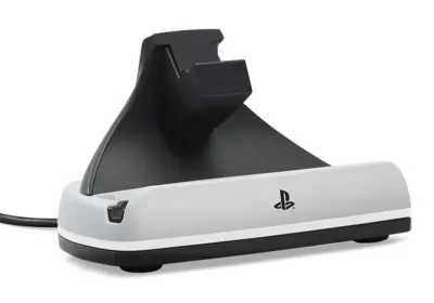 Polnilna postaja POWERA PowerA Lumectra za PlayStation Portal črno-bela