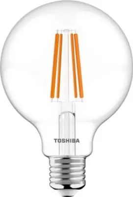 TOSHIBA žarnica z žarilno nitko G95 LED 1055lm 8,5W 2700K E27