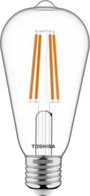 TOSHIBA žarnica z žarilno nitko ST64 LED 806lm 7W 2700K E27