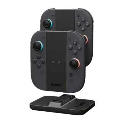 Polnilec za Joy-Con NACON QUADCHARGING črne barve