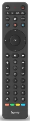 HAMA univerzalni daljinski upravljalnik za TV 8v1 221055 črne barve