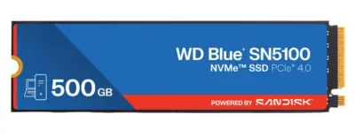 SANDISK WD Blue SN5100 SSD 500GB modro-rdeč