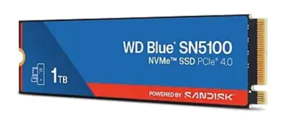 SANDISK WD Blue SN5100 1TB SSD modro-rdeč