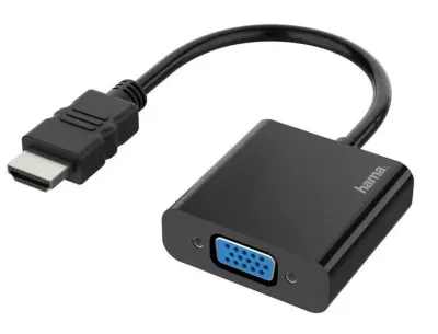 HAMA HDMI adapter - VGA + Jack vtičnica Full HD 1080p