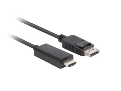 CABO ADAPTADOR LANBERG DISPLAYPORT (M) PARA HDMI (M) 3M V1.1 PARA MONITOR DE COMPUTADOR
