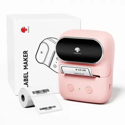 Prenosni termični tiskalnik 2-palčni, Bluetooth 4.2, 1200mAh Pink