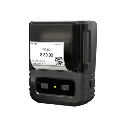 Prenosni Bluetooth termični tiskalnik etiket 203dpi, USB-C Black