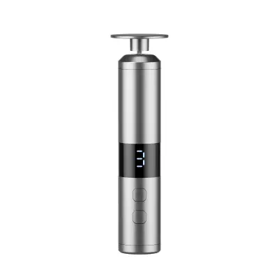 2-v-1 električni pilnik in brusilec nohtov, USB, 3-stopenjski zaslon Silver