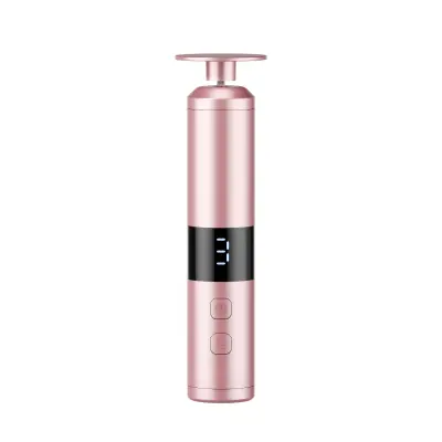 2-v-1 električni pilnik in brusilec nohtov, USB, 3-stopenjski zaslon Pink