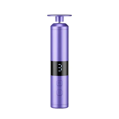 2-v-1 električni pilnik in brusilec nohtov, USB, 3-stopenjski zaslon Purple