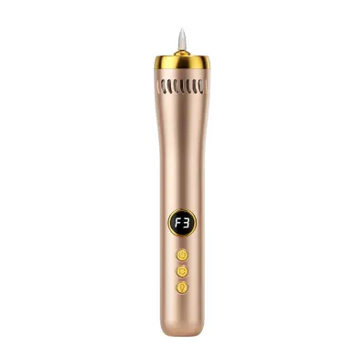 YS-M025 3-v-1 električni sveder za nohte z vgrajenim sesalcem Gold