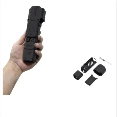 Silikonski zaščitni komplet za DJI Osmo Pocket 4 — tanek in varen Black