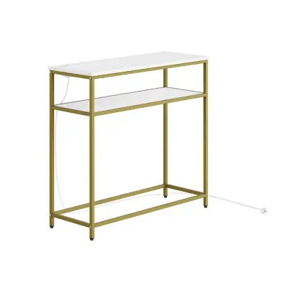 Konsolna mizica Zlata Bela 80x30x75cm FSB106-E-G