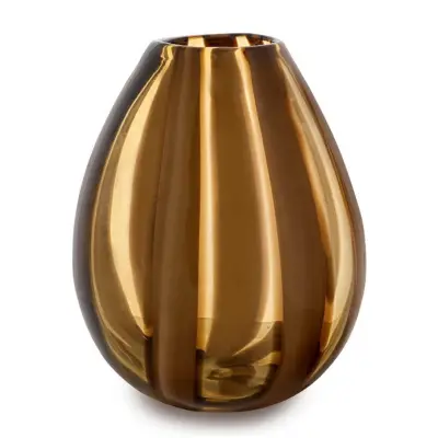 Vaza Brass 21xh25cm / steklo