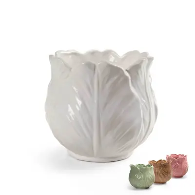 Vaza Tulipan 17xh16cm / več barv / keramika